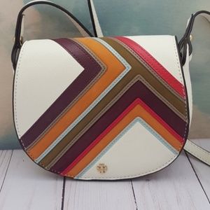 tory burch multi stripe bag